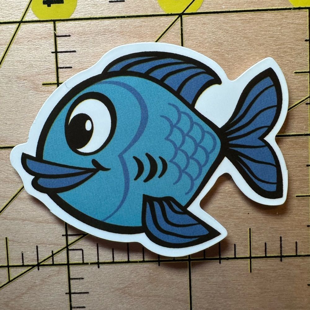 💜13/$13 +Bundle Sticker Sale | Fish Animal Waterproof Sticker